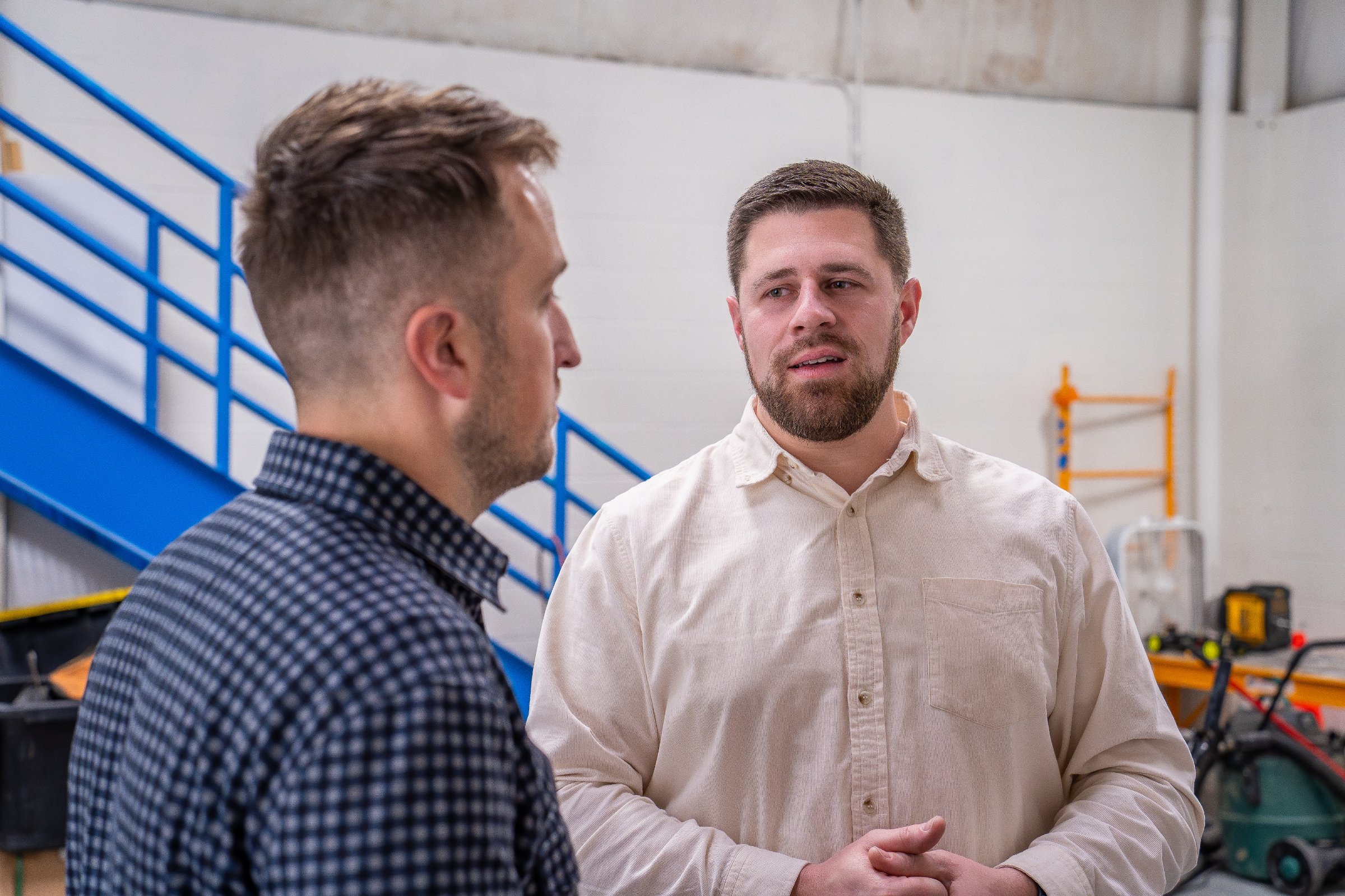 Nate Fugitt and Austin Galloway — Thornapple Construction founders